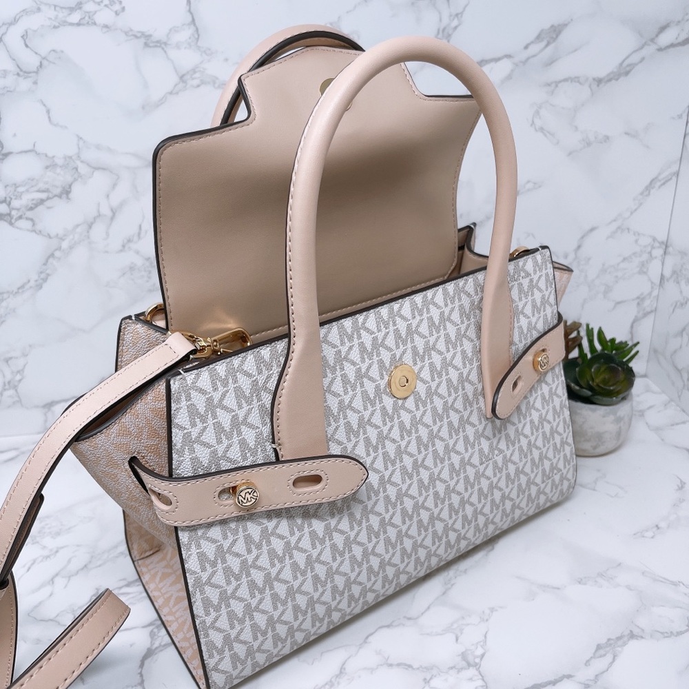 Michael Kors Carmen Medium Flap Satchel - Picture 5 of 10